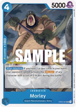 Image of Morley (OP02-061) - Paramount War Pre-Release Cards